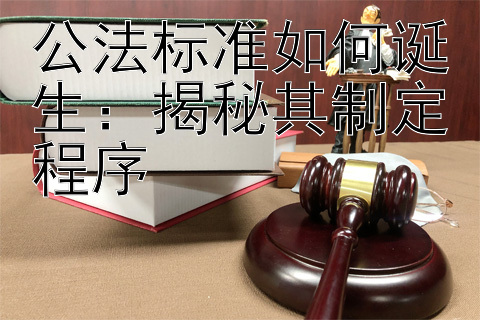 公法标准如何诞生：揭秘其制定程序